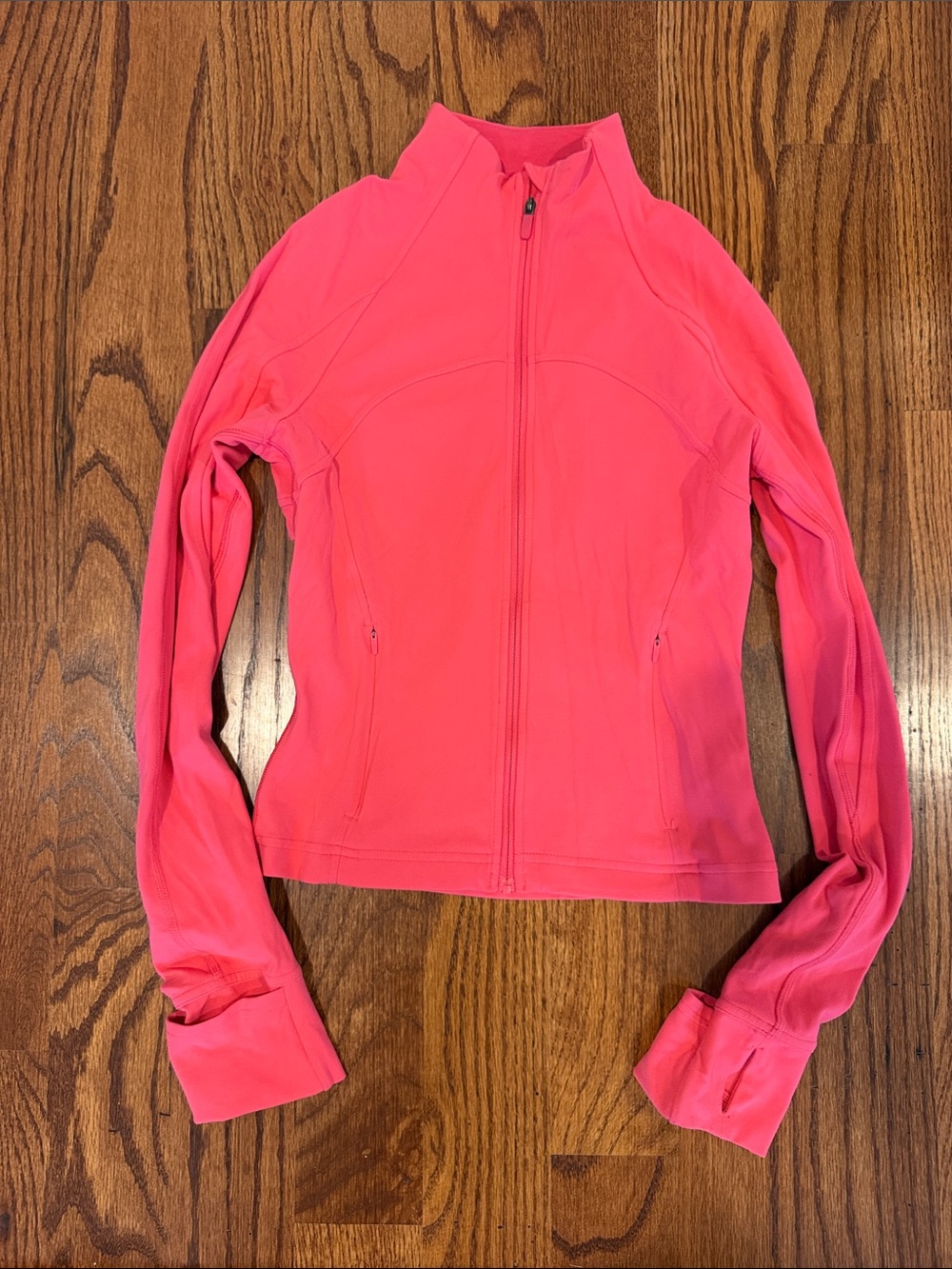 lululemon athletica Nulu Cropped define jacket, size 4 Coral/Pink Full-Zip